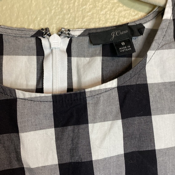 JCrew Puff Sleeve Top in Oversize Gingham - Picture 2 of 4